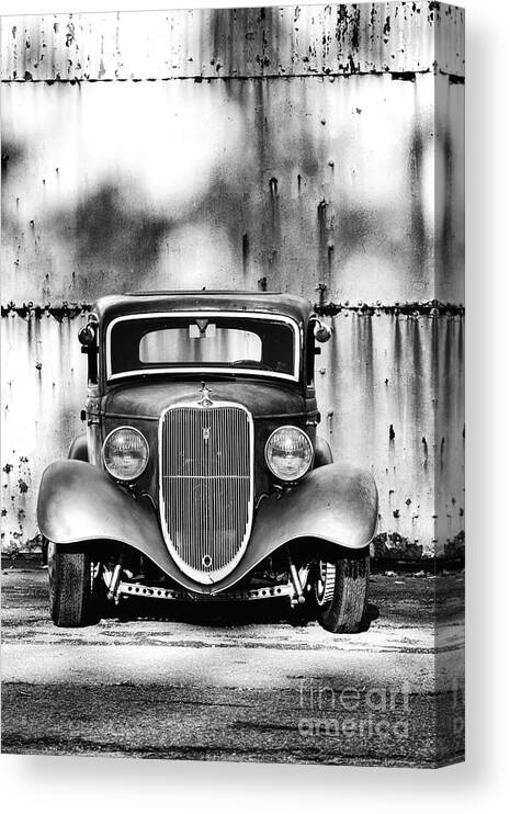 1933 Canvas Print featuring the photograph 33 Ford V8 by Tim Gainey