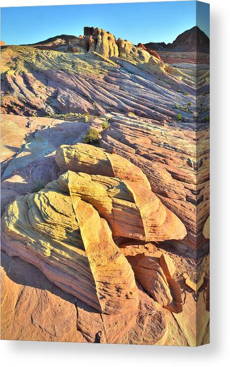 Valley Of Fire State Park Canvas Print featuring the photograph Valley of Fire #430 by Ray Mathis