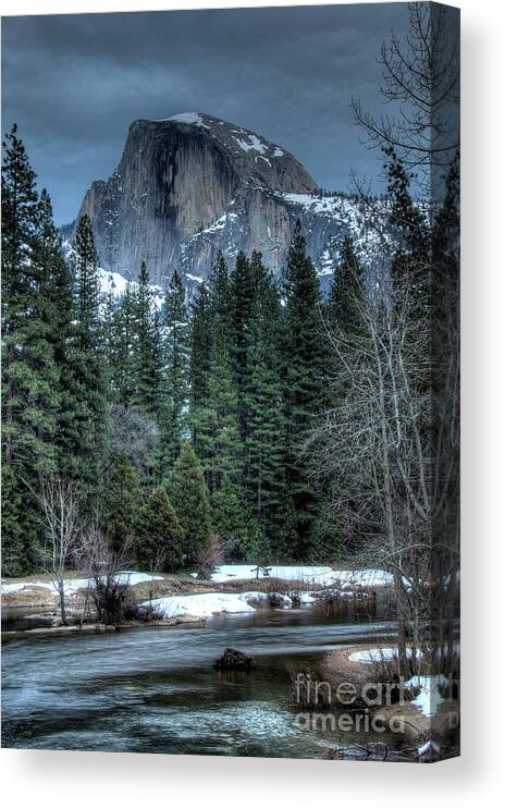 Half Dome Canvas Print featuring the photograph Half Dome by Marc Bittan