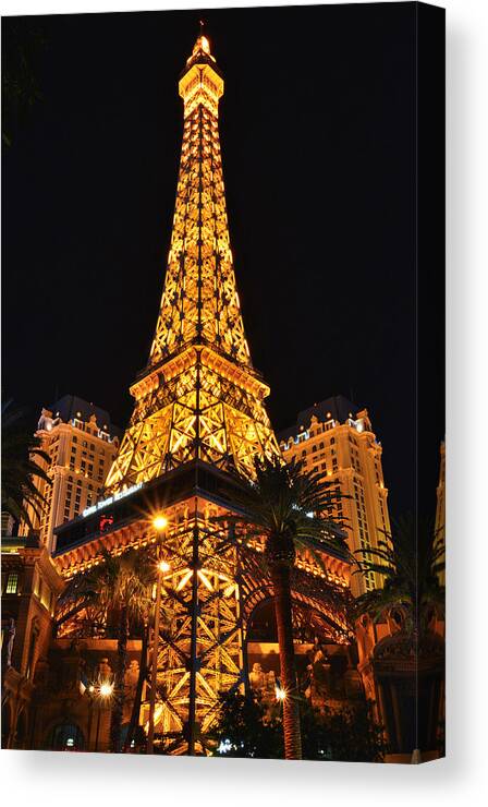 Las Vegas Canvas Print featuring the photograph Las Vegas by Ray Mathis
