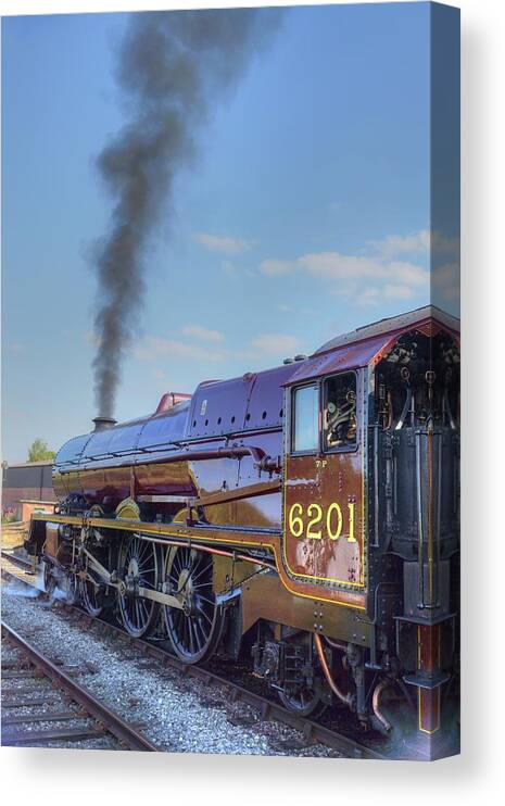 Steam Canvas Print featuring the photograph 6201 Princess Elizabeth by David Birchall