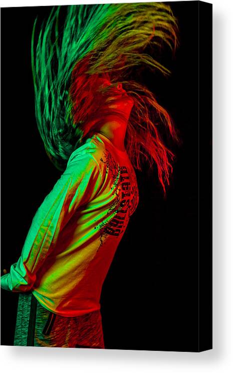 Acrobat Canvas Print featuring the photograph Dancer by Peter Lakomy