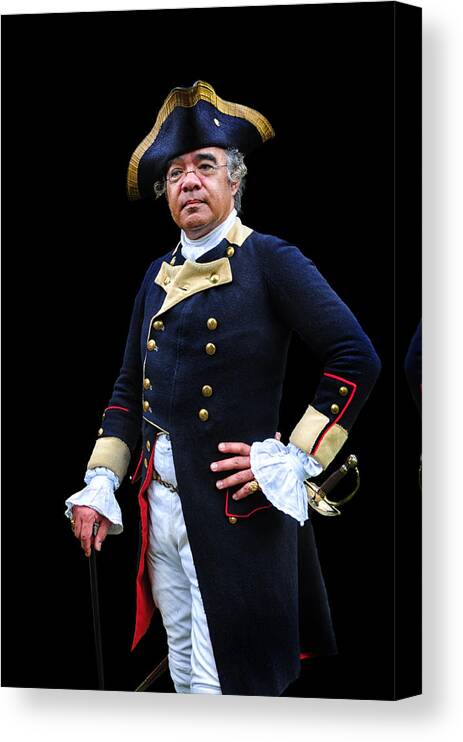 Hessian Canvas Print featuring the photograph A Hessian Officer by Dave Mills