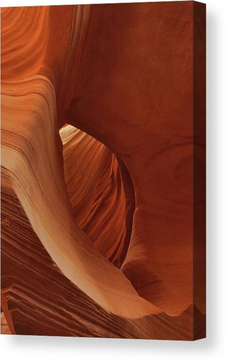 Antelope Canyon Canvas Print featuring the photograph A Natural Abstract by Theo O'Connor