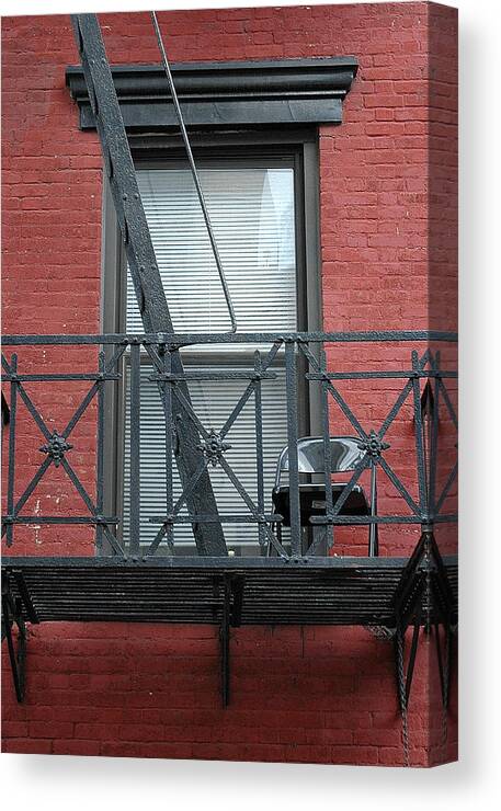 Building Canvas Print featuring the photograph A Place To Escape by Frank Mari