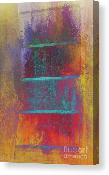 Abstract Canvas Print featuring the photograph A Splash of Color by Teresa Wilson