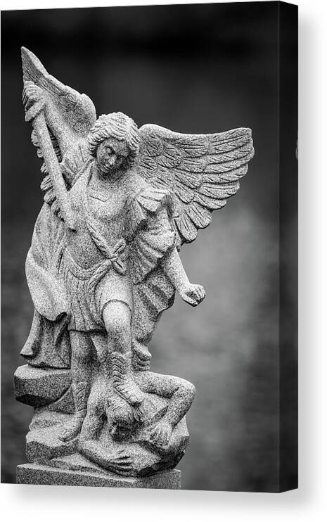 Angel Canvas Print featuring the photograph A Sword of Justice by Dale Kincaid