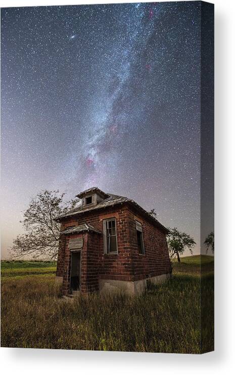 Abandoned Canvas Print featuring the photograph Abandoned Bricks by Aaron J Groen