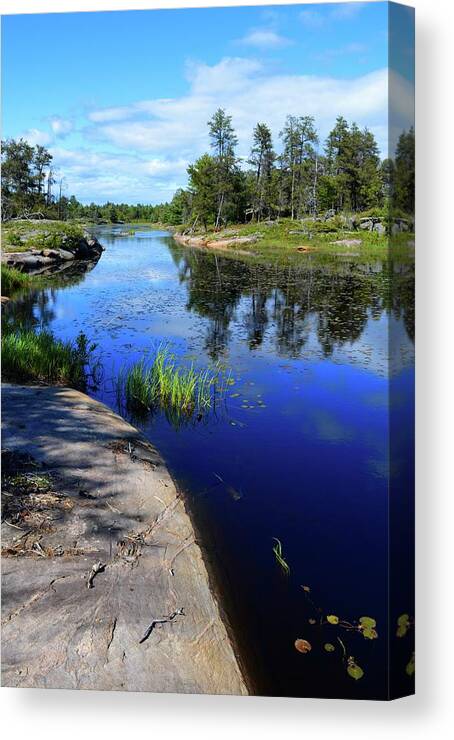 Nature Canvas Print featuring the photograph Afternoon In The North by Lyle Crump