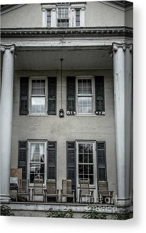 Frat Canvas Print featuring the photograph Animal House by Edward Fielding