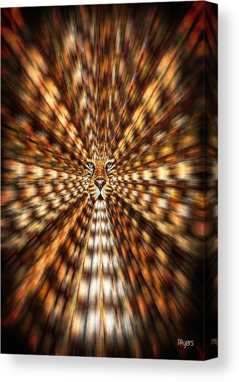 Digital Art Canvas Print featuring the painting Animal Magnetism by Paula Ayers
