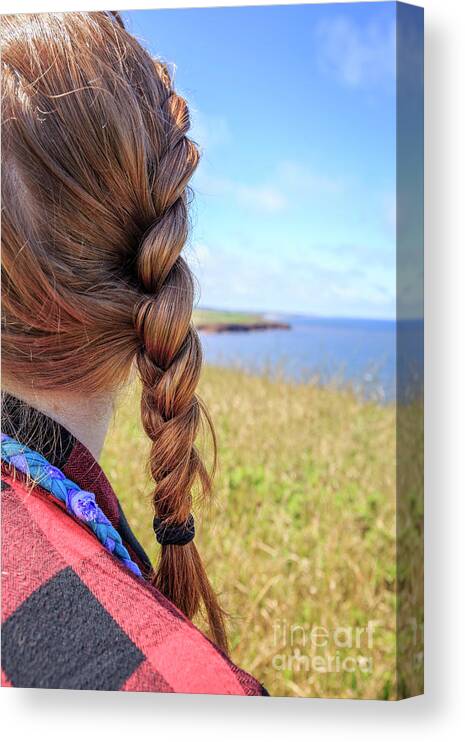 Cliff Canvas Print featuring the photograph Anne of Green Gables Prince Edward Island by Edward Fielding