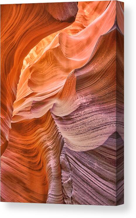 Antelope Canvas Print featuring the photograph Antelope Canyon II by Andreas Freund