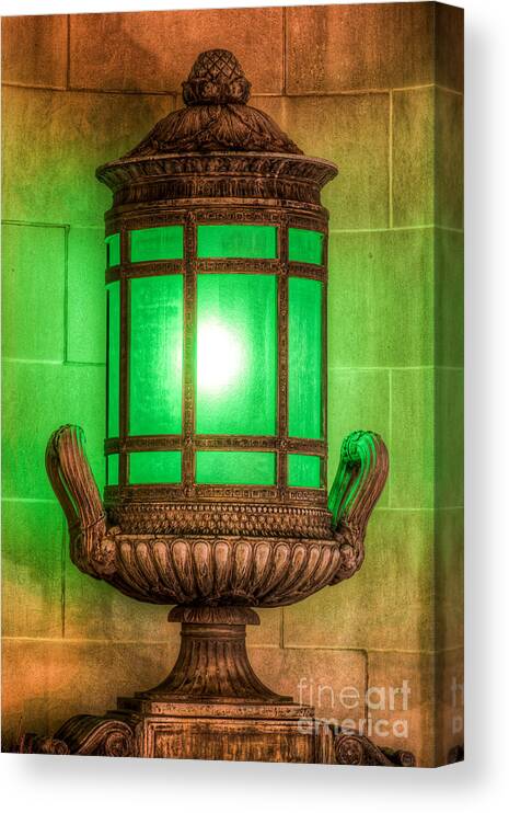 Art Canvas Print featuring the photograph Antique Lantern by Phil Spitze