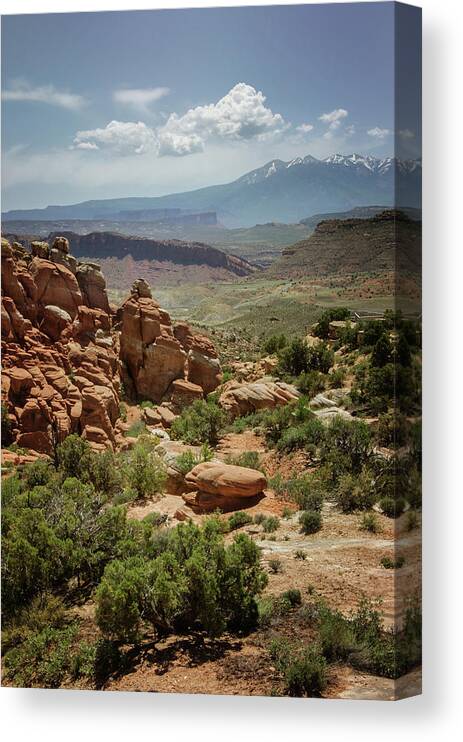 Arches National Park 6 Canvas Print featuring the photograph Arches National Park 6 by Susan McMenamin