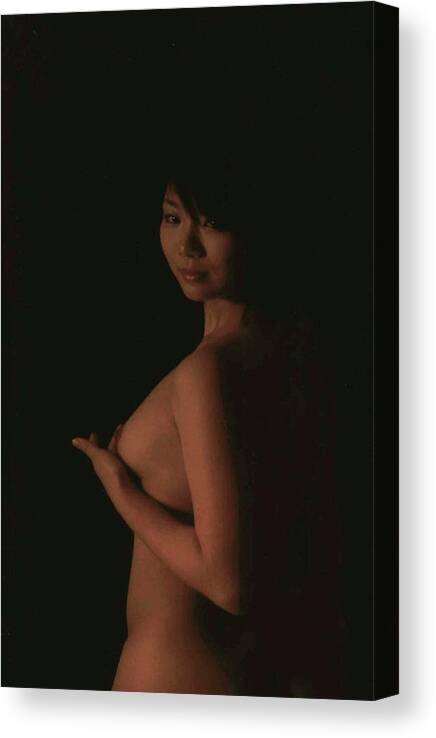 Nude Canvas Print featuring the photograph Asian light by Tim Ernst