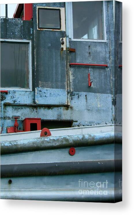 Astoria Canvas Print featuring the photograph Astoria Ship by Suzanne Lorenz