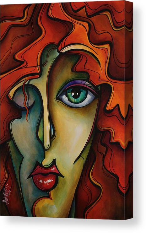 Urban Art Canvas Print featuring the painting Autumn by Michael Lang