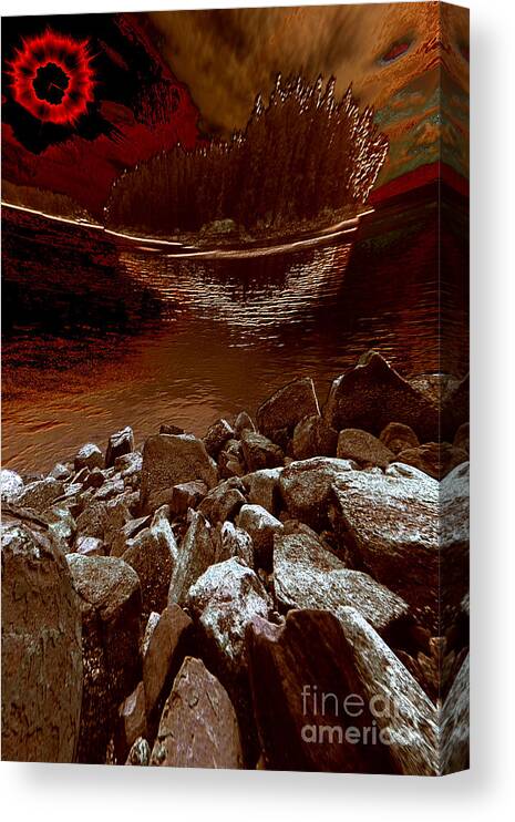 Bargain Bay Canvas Print featuring the photograph Bargain Bay 3 Series 2 by Elaine Hunter