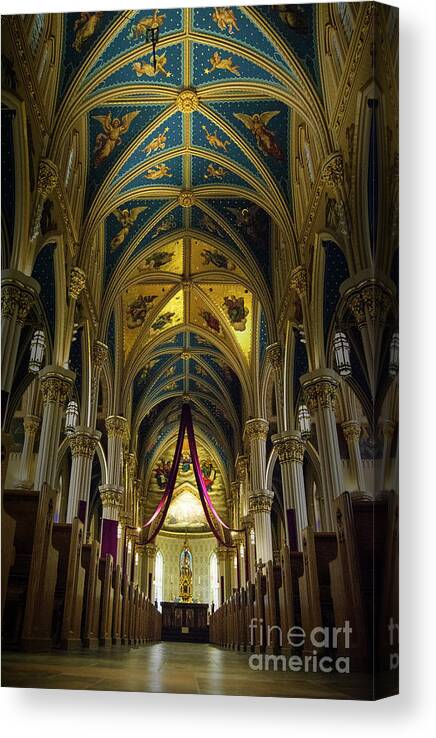  Canvas Print featuring the photograph Basilica by Brian Jones