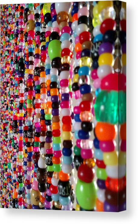 Beads Canvas Print featuring the photograph Bead Curtain by Carl Moore