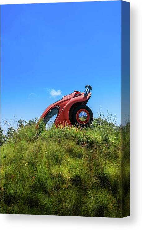 Volkswagen Canvas Print featuring the photograph Beetle Underground by Micah Offman