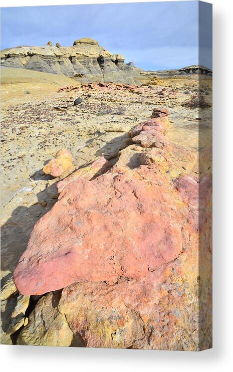 Luna Mesa Canvas Print featuring the photograph Big Red Toe by Ray Mathis