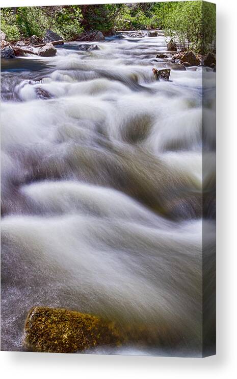 Colorado Canvas Print featuring the photograph Boulder Creek by James BO Insogna