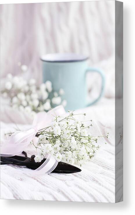 Still Life Canvas Print featuring the photograph Bouquet of Baby's Breath by Stephanie Frey