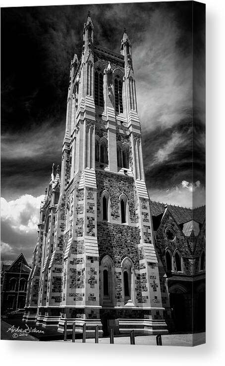 Church Canvas Print featuring the photograph C A T H E D R A L by Andrew Dickman