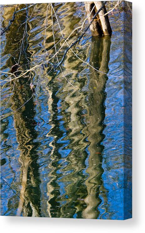 American Canvas Print featuring the photograph C and O Abstract by Brian Green