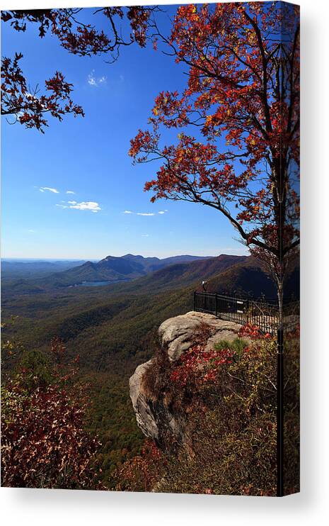 Caesars Canvas Print featuring the photograph Caesars Head State Park in Upstate South Carolina by Jill Lang