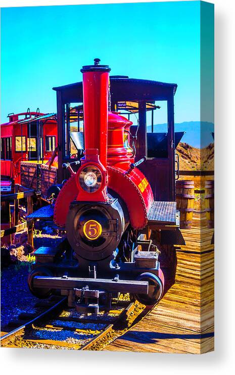 Calico Canvas Print featuring the photograph Calico Odessa RR by Garry Gay