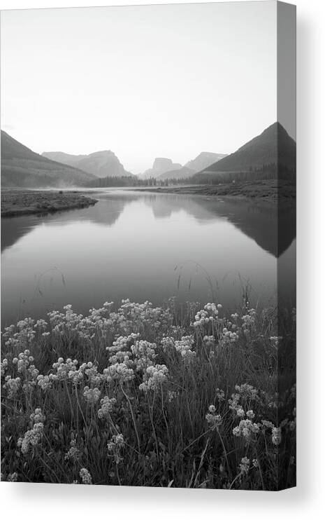 Wind Rivers Canvas Print featuring the photograph Calm Morning by Dustin LeFevre