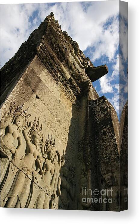 Womanly Canvas Print featuring the photograph Cambodia_d108 by Craig Lovell