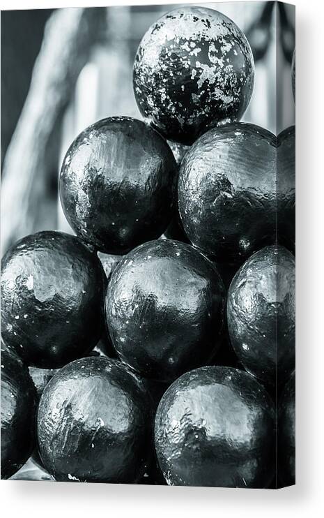 Cannonballs Canvas Print featuring the photograph Cannoballs by Jason Hughes