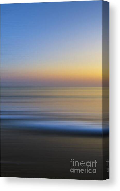 Ocean Wave Canvas Print featuring the photograph Caramel Dawn - part 1 of 3 by Sean Davey