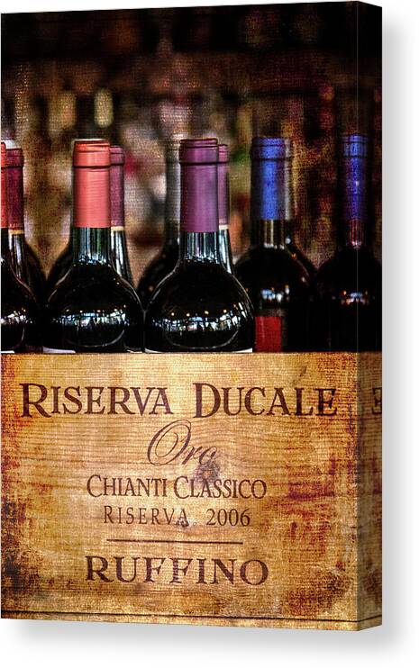 Fine Art Photography Canvas Print featuring the photograph Chianti by John Strong