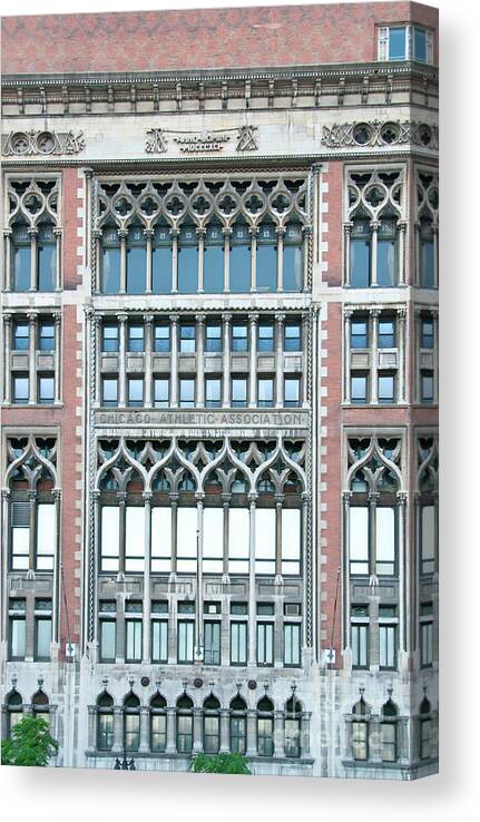 Chicago Canvas Print featuring the photograph Chicago Athletic Association by David Levin