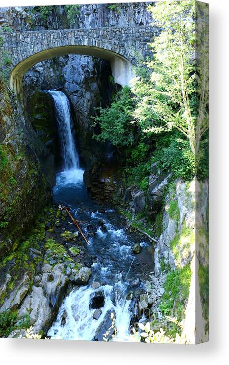 Adventure Canvas Print featuring the photograph Christine Falls by Christiane Schulze Art And Photography