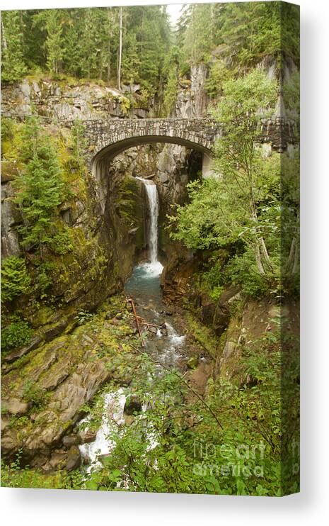 Photography Canvas Print featuring the photograph Christine Falls by Sean Griffin