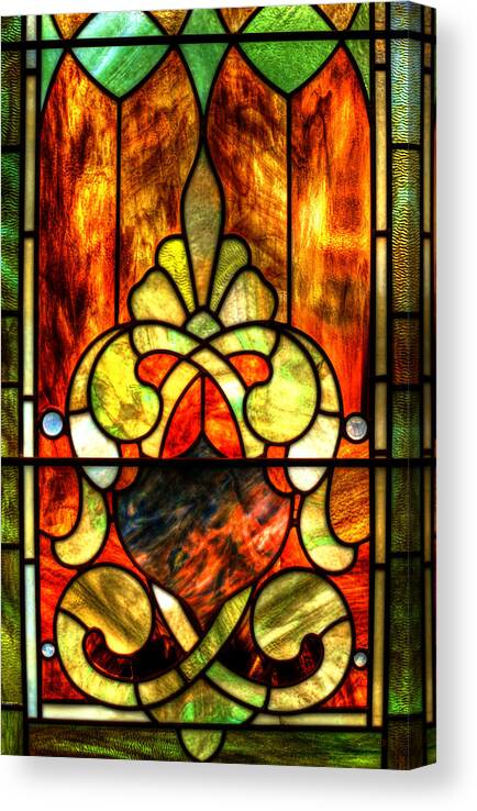 Art Prints Canvas Print featuring the photograph Church Window by Dave Bosse