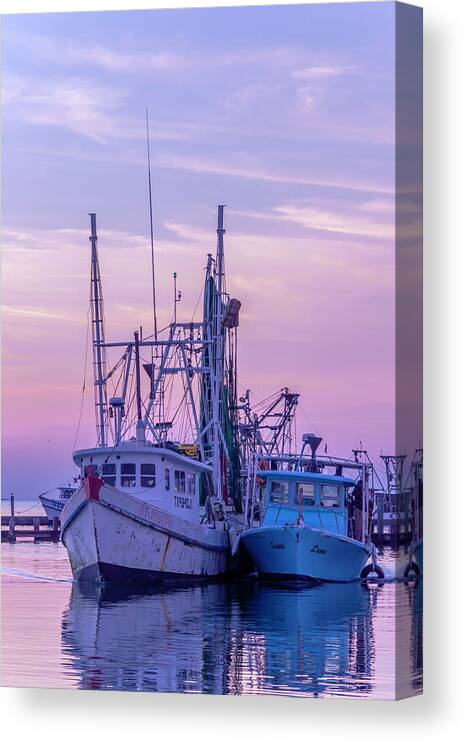 Boats Canvas Print featuring the photograph Buddies by Leticia Latocki