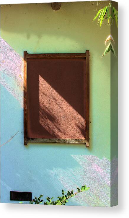 Closed Window Canvas Print featuring the photograph Closed Window by Viktor Savchenko