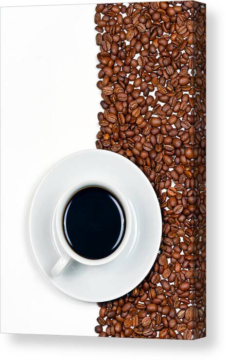 Aroma Canvas Print featuring the photograph Coffee by Gert Lavsen