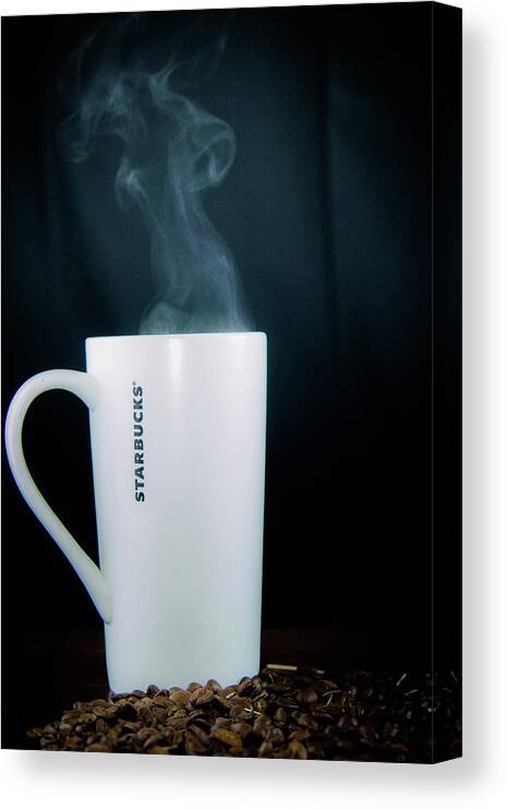 Coffee Canvas Print featuring the photograph Coffee by Hyuntae Kim