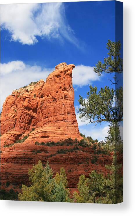Sedona Canvas Print featuring the photograph Coffeepot Afternoon by Gary Kaylor