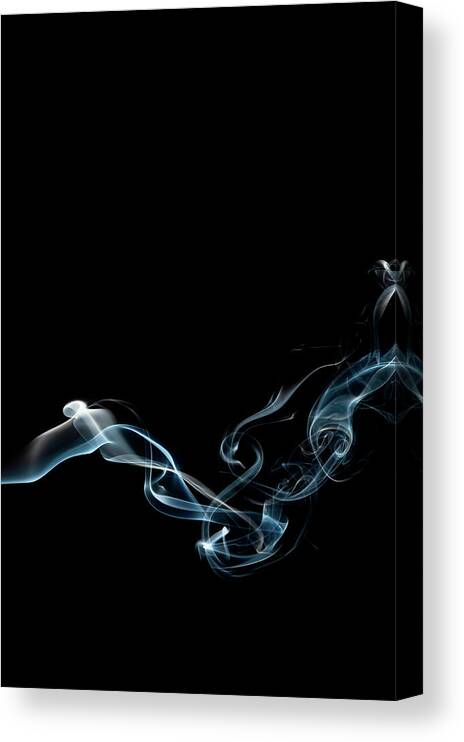 Abstract Canvas Print featuring the photograph Color and Smoke VI by Scott Norris