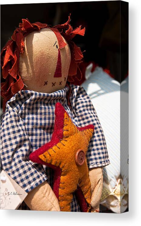 Raggedy Ann Canvas Print featuring the photograph Confused by Christopher Holmes
