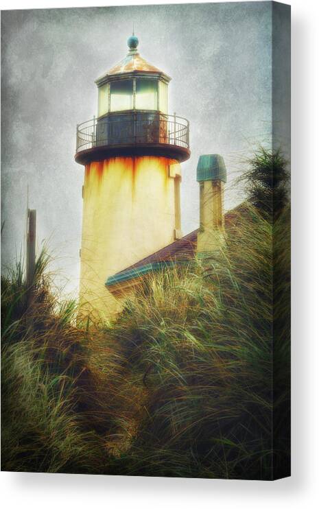 Bandon Canvas Print featuring the photograph Coquille Rust and Grass by Sylvia J Zarco